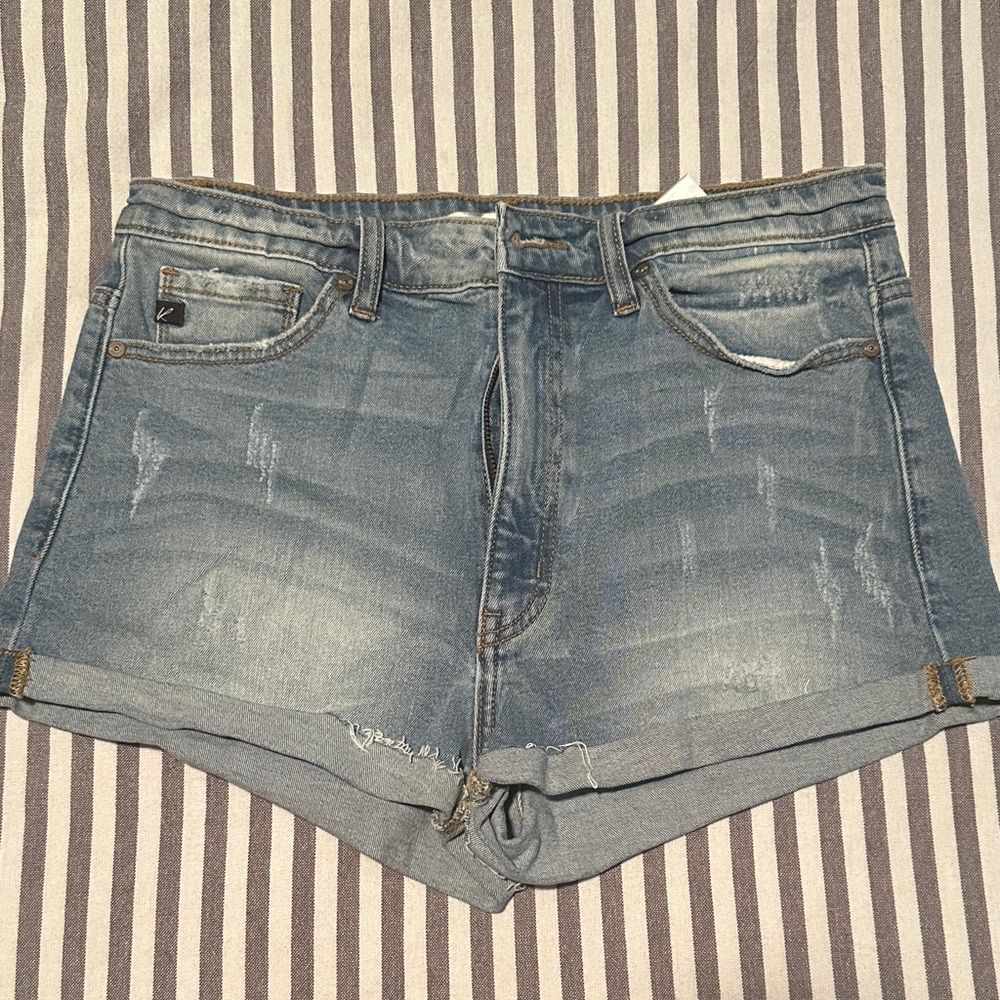 KanCan Light Blue Jean Shorts